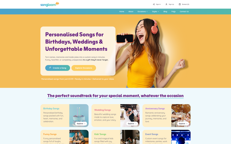 Songloom screenshot